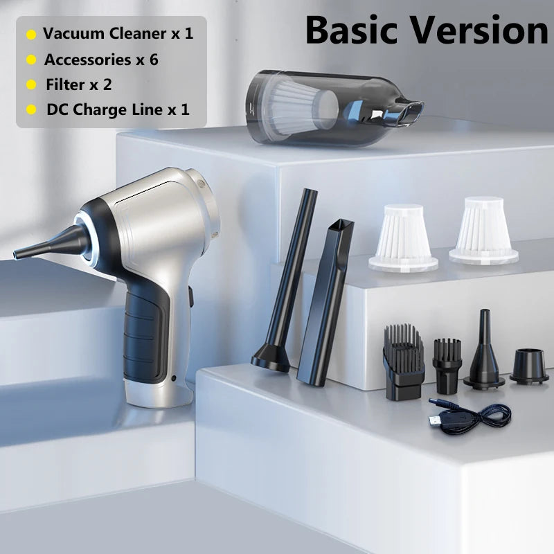 SUITU Wireless Auto Home Vacuum Cleaner Strong Suction Handheld Rechargeable