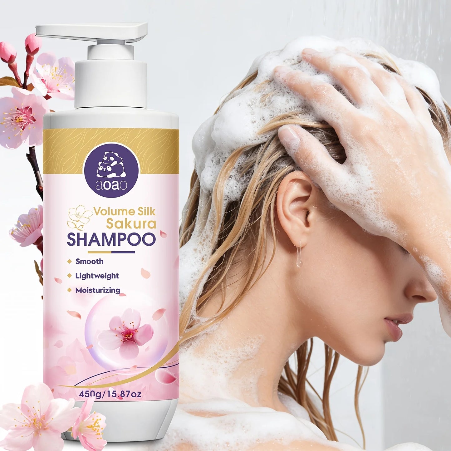 Aoao Sakura Blossom Amino Acid Shampoo For Volumizing Oil Control