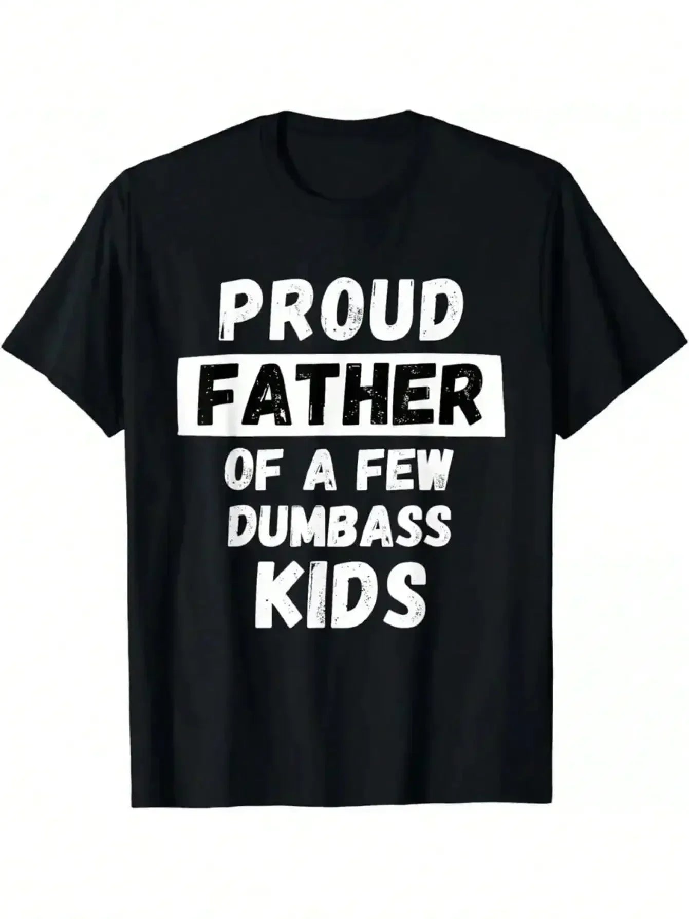 MNHK Dad of Dumbasses Tee Premium Cotton Crew Neck for Fathers Day