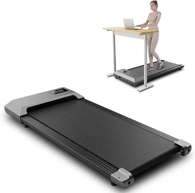 Superun 2-in-1 Home Office Walking Treadmill