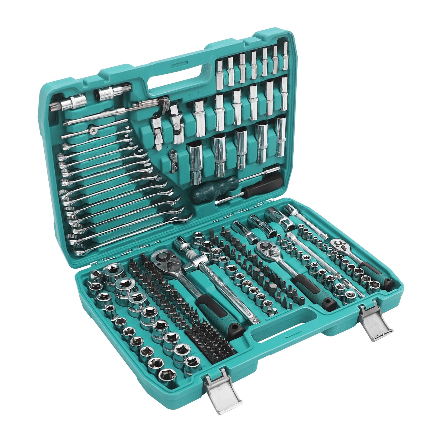 DIY Supplies Handworking 216 Pc Socket Ratchet Wrench Set