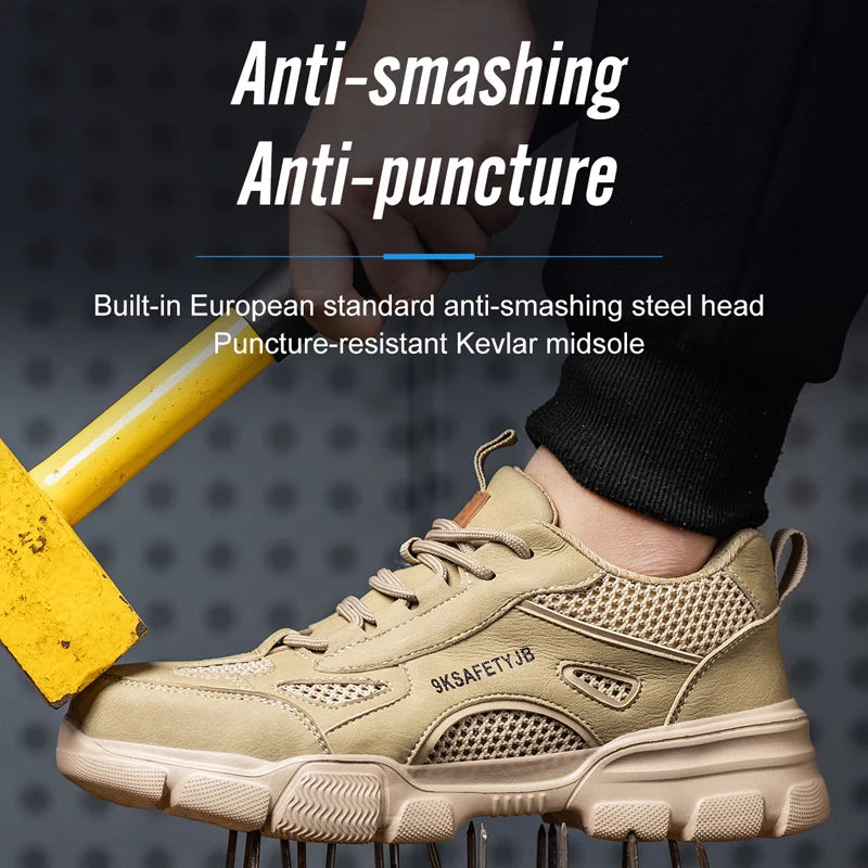 Kankeirr Indestructible Steel Toe Safety Shoes For Men And Women