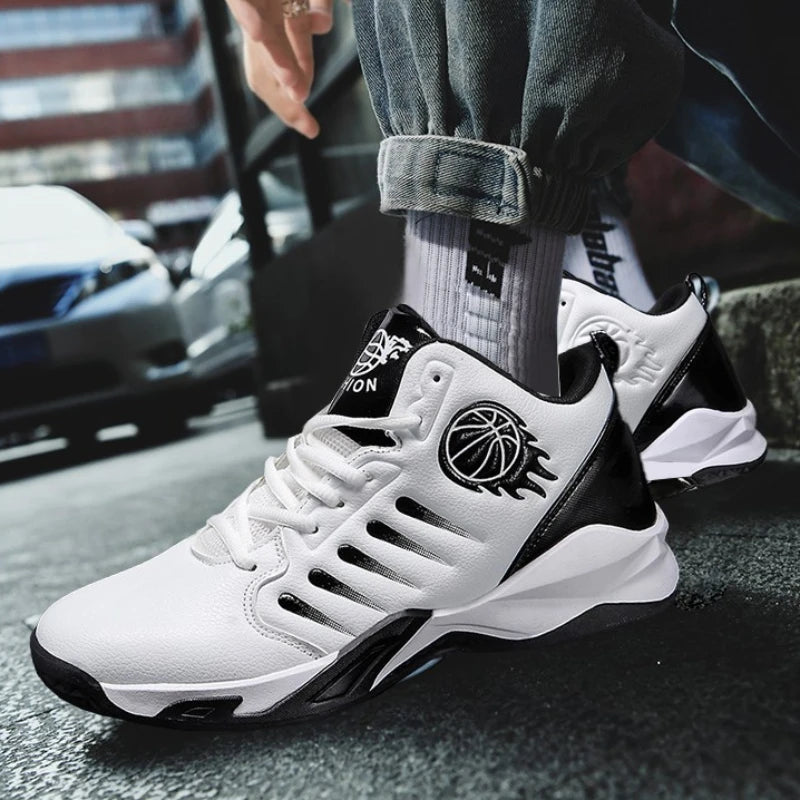 Louis Kadhrcn Mens Basketball Shoes Breathable Non Slip Sneakers