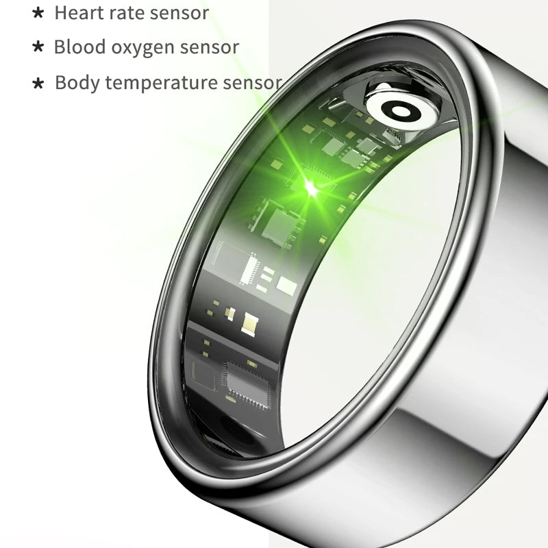 2026 Smart Ring Bluetooth Call Heart Rate Blood Pressure Monitor 5ATM Waterproof Health Ring Men Women For Xiaomi Gift