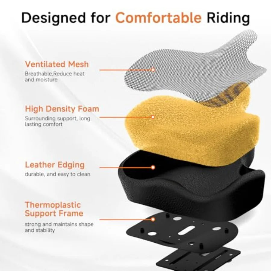 XMSJ Under Desk Exercise Bike Chair With Adjustable Seat