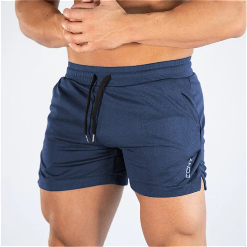 Men Breathable Quick Dry Mesh Sports Shorts Gym Beachwear
