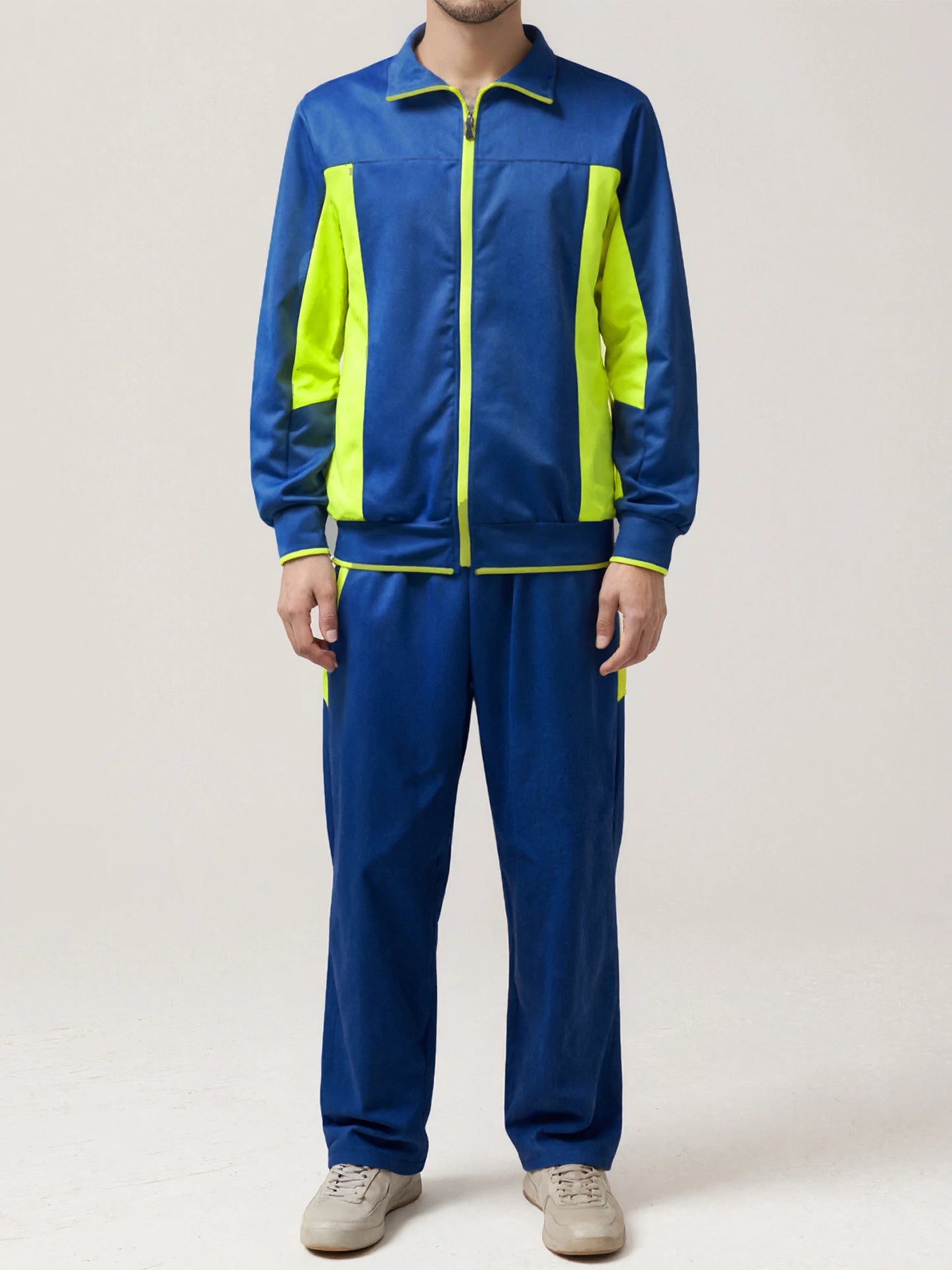 Guangdong CN Men Tracksuit 2 Piece Long Sleeve Top Pants