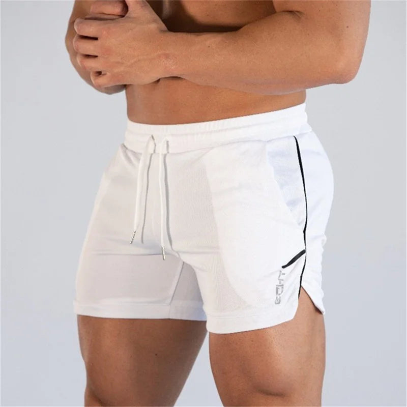 Men Breathable Quick Dry Mesh Sports Shorts Gym Beachwear