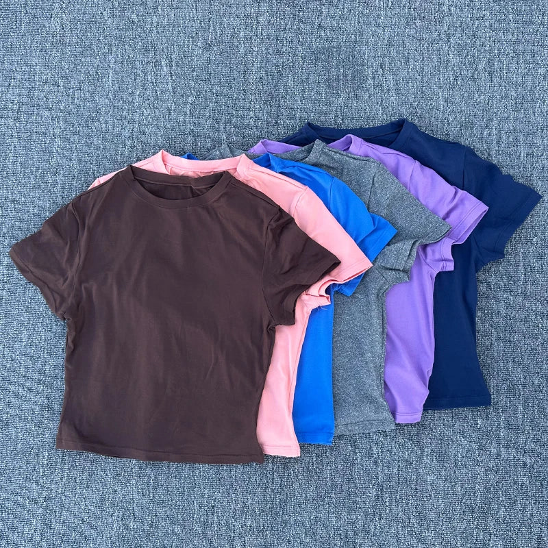 Womens Quick Dry Yoga TShirt For Running And Fitness