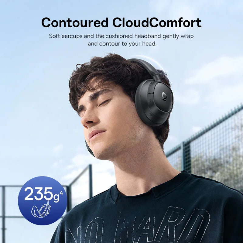 Baseus ANC Wireless Headphones With Hi-Res LDAC And Bluetooth 6.0