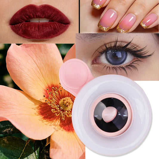 Lashrujade 15-20X Macro Lens With LED Ring Light Phone Clip