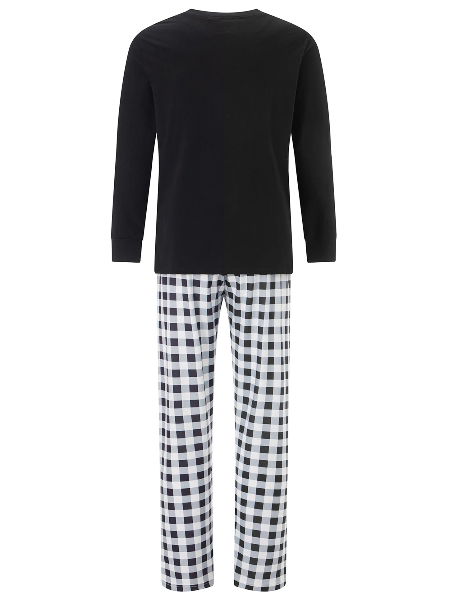 Matching Family Christmas Pajamas Set Festive Tops And Plaid Pants
