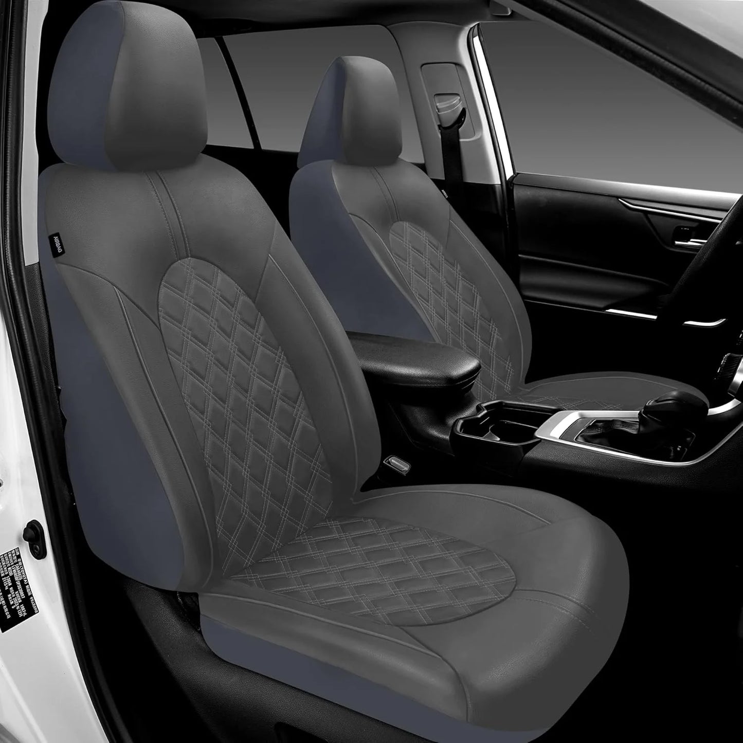 Universal Waterproof Car Seat Covers Full Set With Split Bench