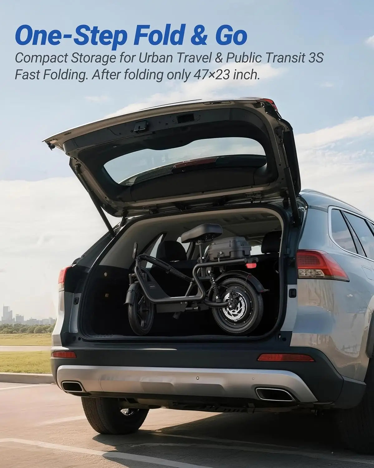 AOVOPRO Electric Scooter For Adults 500W Motor 28 Mile Range