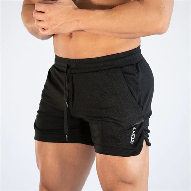 Men Breathable Quick Dry Mesh Sports Shorts Gym Beachwear