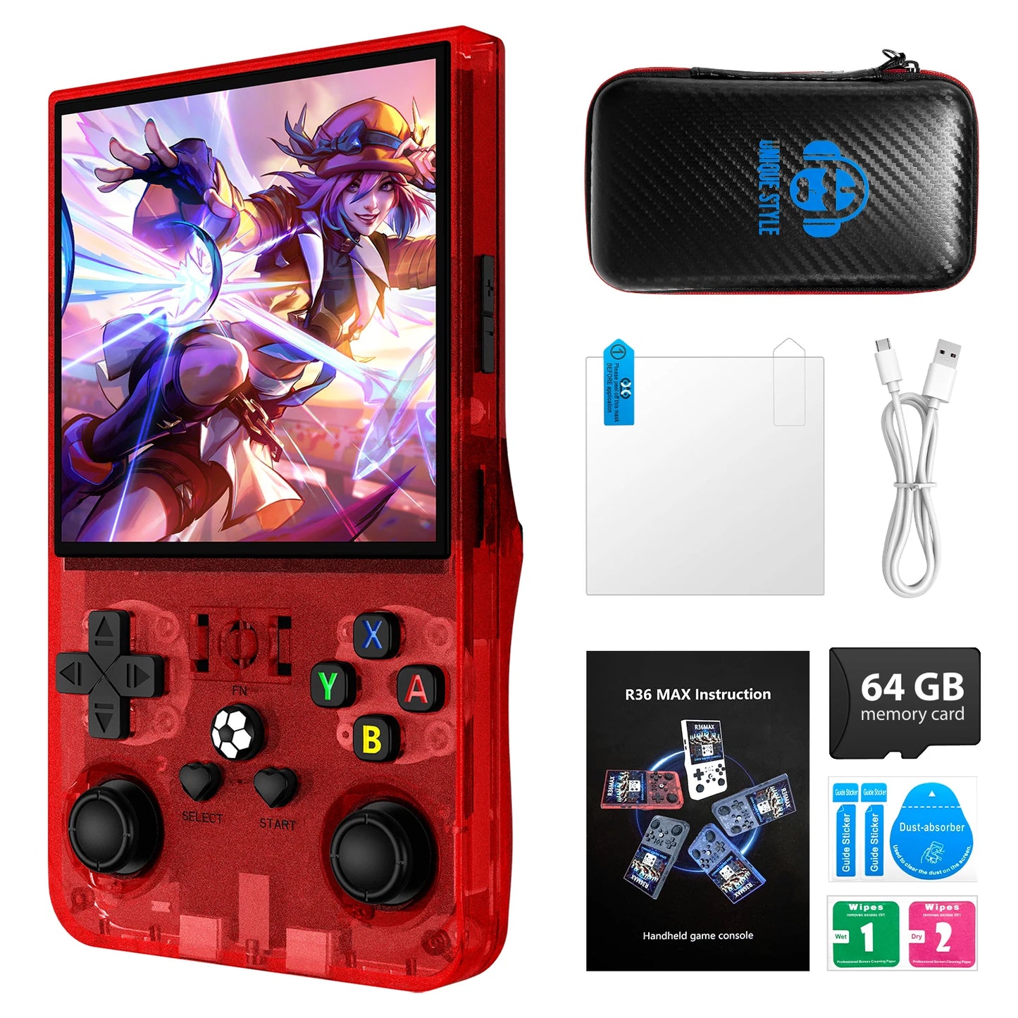 AISLP R36MAX Handheld Game Console RK3326 Retro Portable
