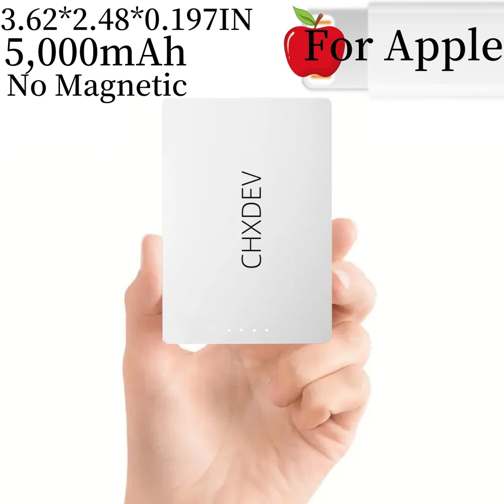 CHXDEV 8000mAh Magnetic Power Bank For Card Wallets