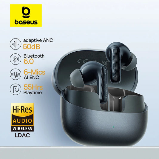 Baseus Brand Ep10 Pro Wireless Bluetooth Earbuds Active Noise Cancellation