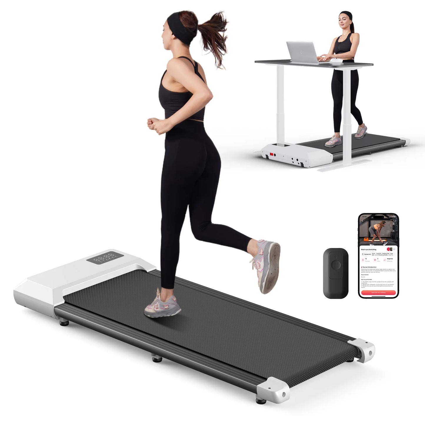 NONE 2.5 HP Home Treadmill For Walking And Running Fitness