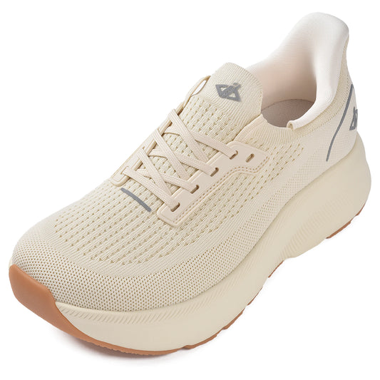 NONECN Women's Wide Toe Box Slip On Sneakers Arch Support