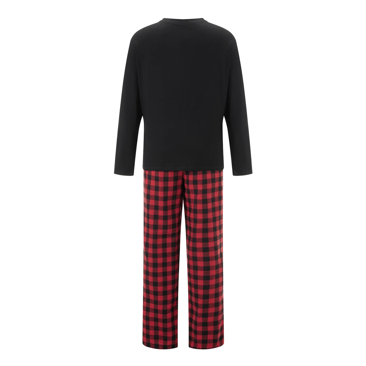 Family Matching Christmas Pajama Set Plaid Print Sleepwear
