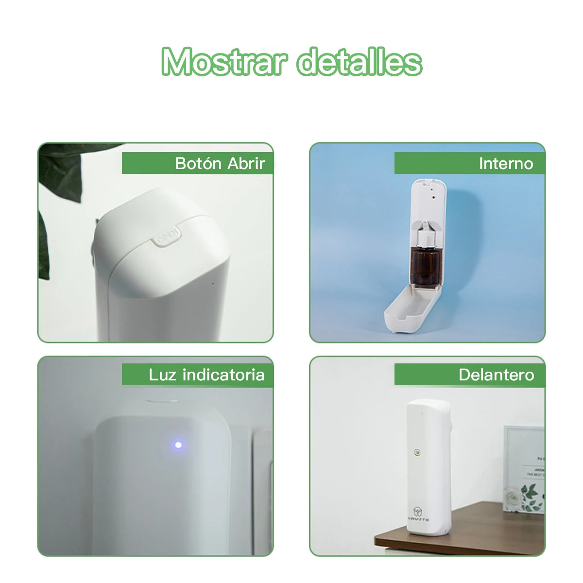 NAMSTEC Plug In Wall Fragrance Diffuser Waterless Smart Air Diffuser