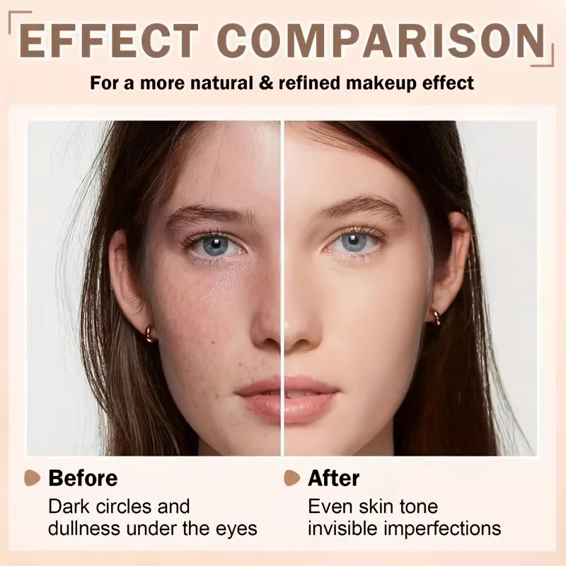 Vividveu Magic Mineral Liquid Foundation Silky Matte With Applicator