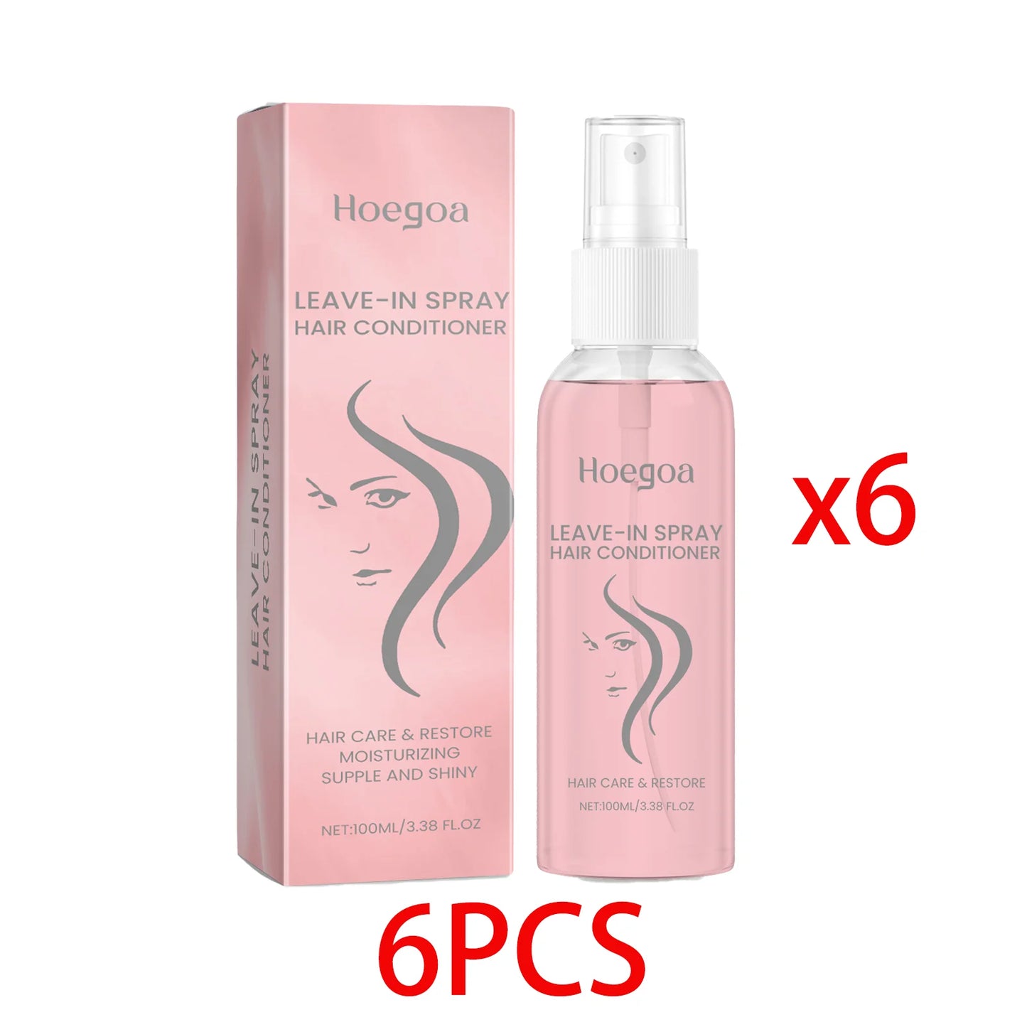 HOEGOA Leave In Hair Conditioner Spray For Nourished Frizz Control