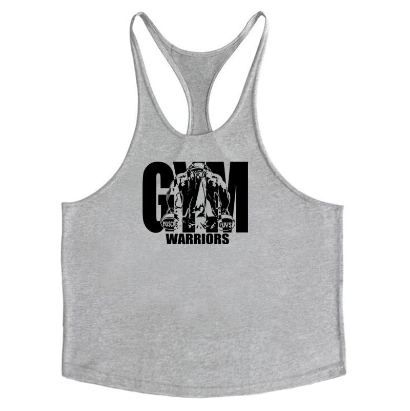 Cotton Breathable Sleeveless Gym Tank Top For Men YBack Vest