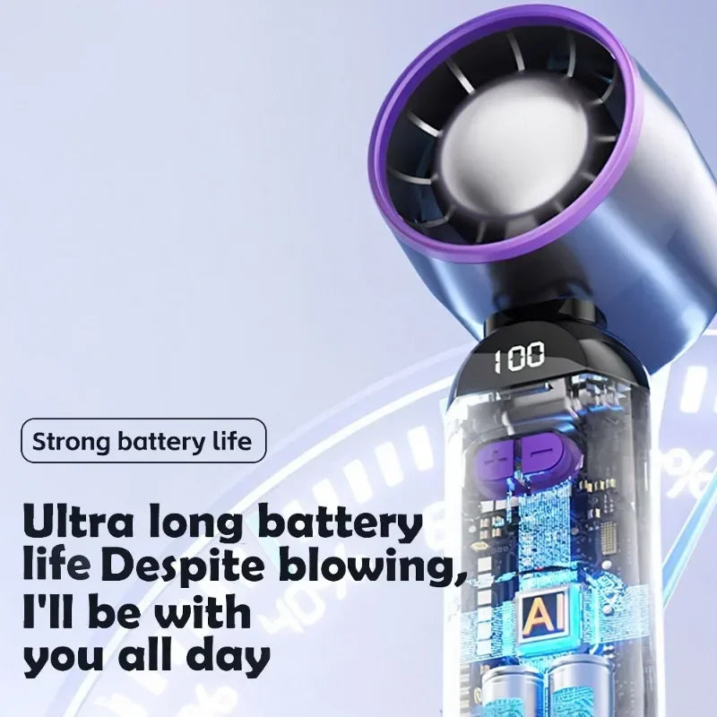 HMQ Beauty USB Rechargeable Eyelash Fan Dryer for Extensions