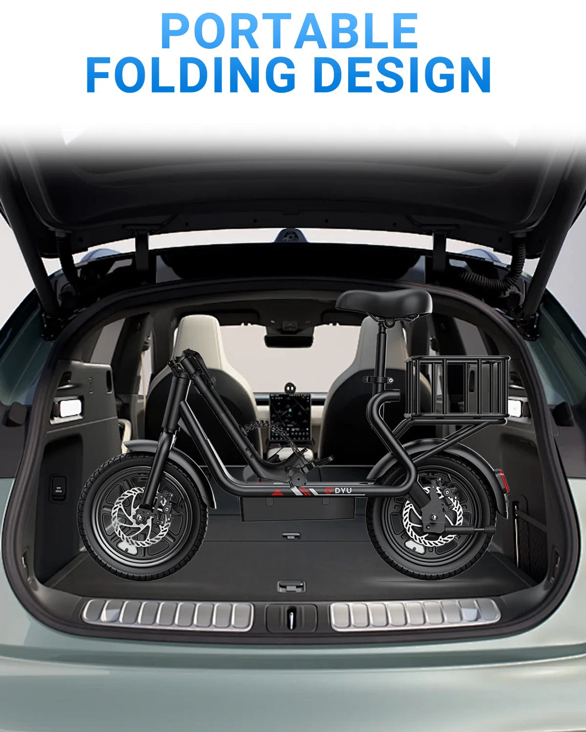 Dyu C4 Folding Electric Scooter E Bike Compact City Commuter