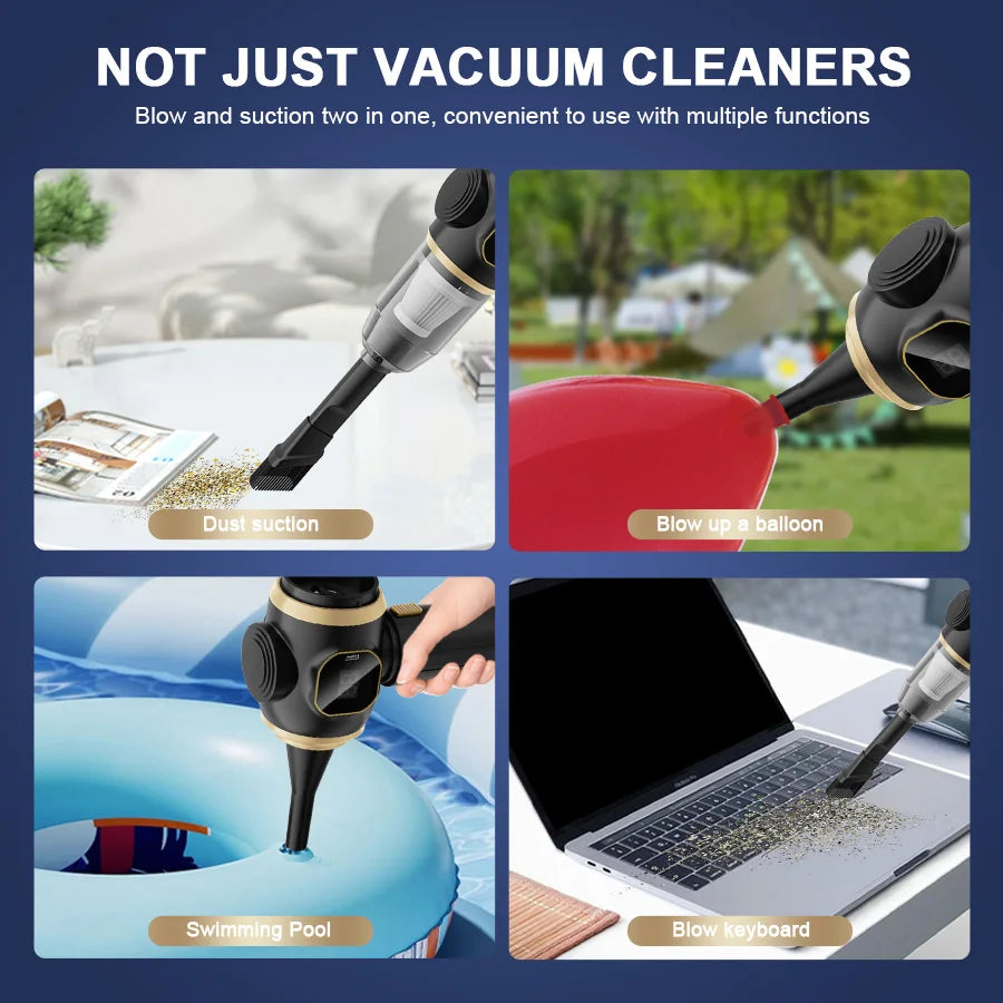 Wireless Car Vacuum Cleaner Portable High Power Office Carpet Sofa