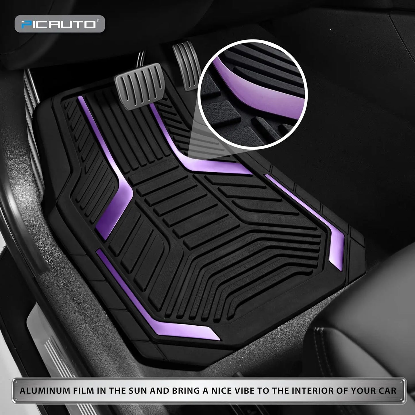 Heavy Duty Rubber Floor Mats For SUV Sedan Van Premium