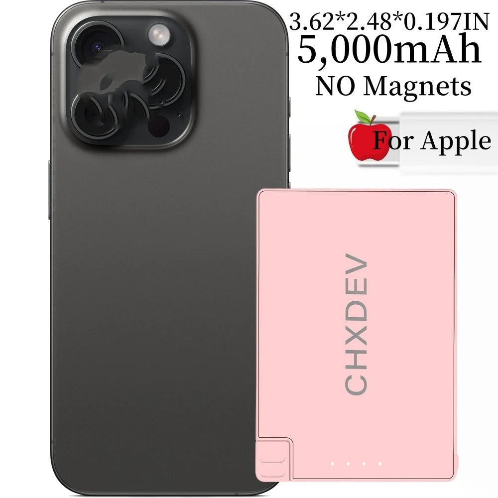CHXDEV 8000mAh Magnetic Power Bank For Card Wallets