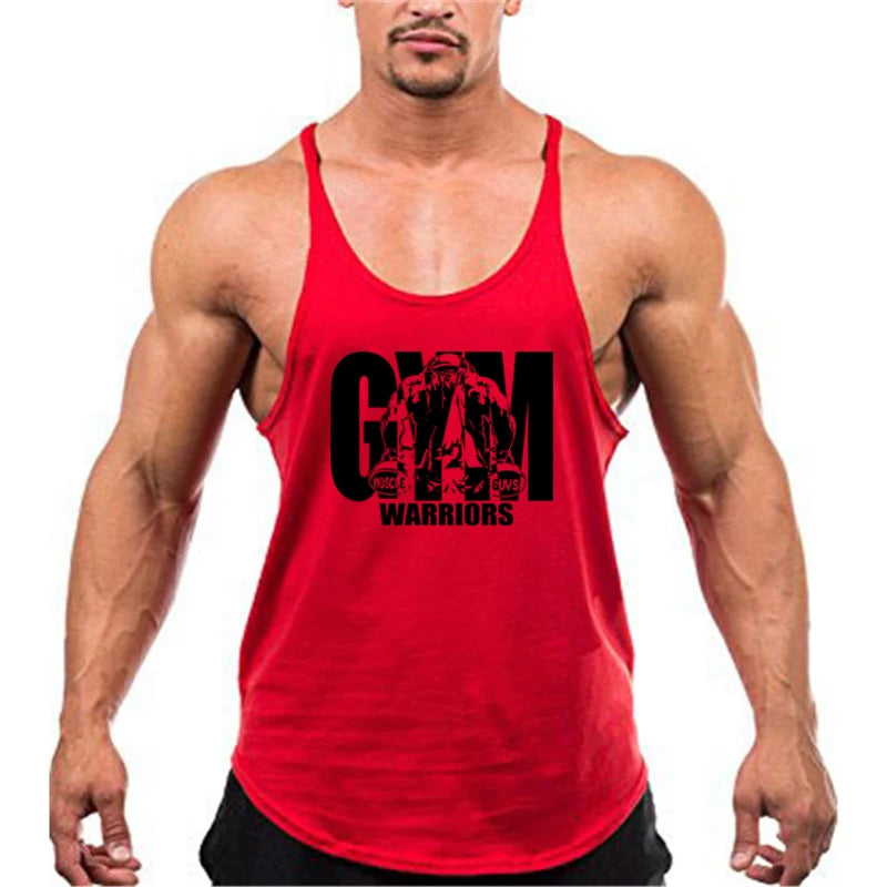 Cotton Breathable Sleeveless Gym Tank Top For Men YBack Vest