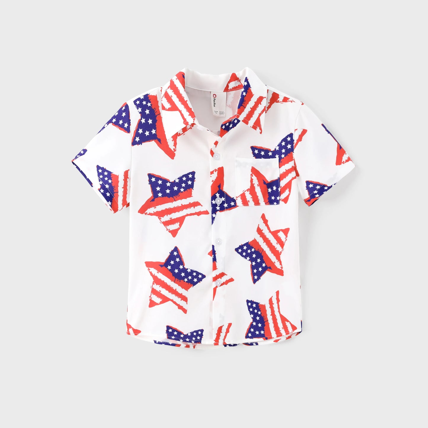 PATPAT Independence Day Family Matching Outfits Star Print Set