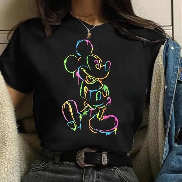 Disney Minnie Mouse Unisex Cotton Family Matching T Shirt