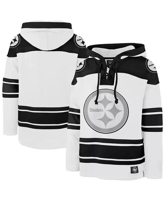47 Brand Mens Pittsburgh Steelers Hoodie Sweatshirt