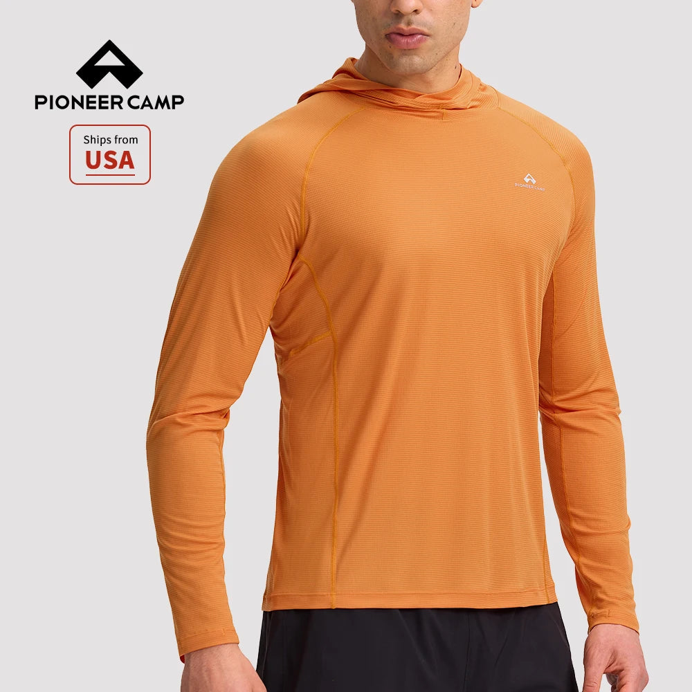 Pioneer Camp Sun Hoodie Men Ultra Lightweight Long Sleeve