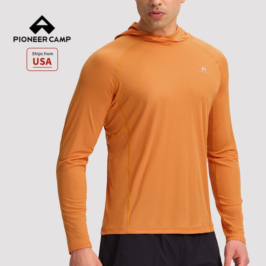 Pioneer Camp Sun Hoodie Men Ultra Lightweight Long Sleeve
