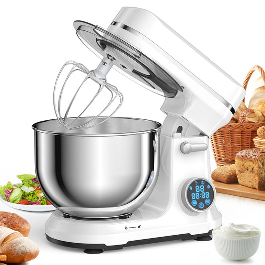 Biolomix 1200W 11 Speed Stand Mixer With OLED Display