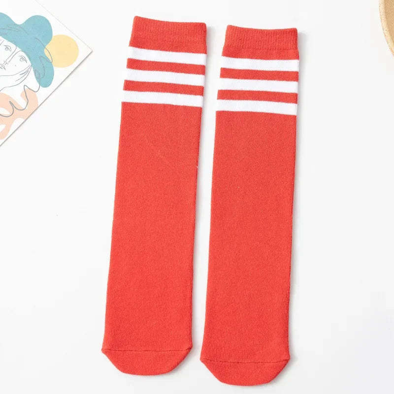 Knee High Unisex Kids Socks For School Uniforms Everyday