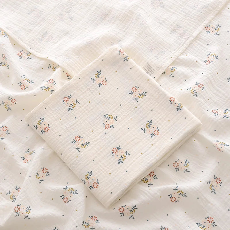 Unisex Baby Receiving Blanket Muslin Swaddle Cotton For Newborns