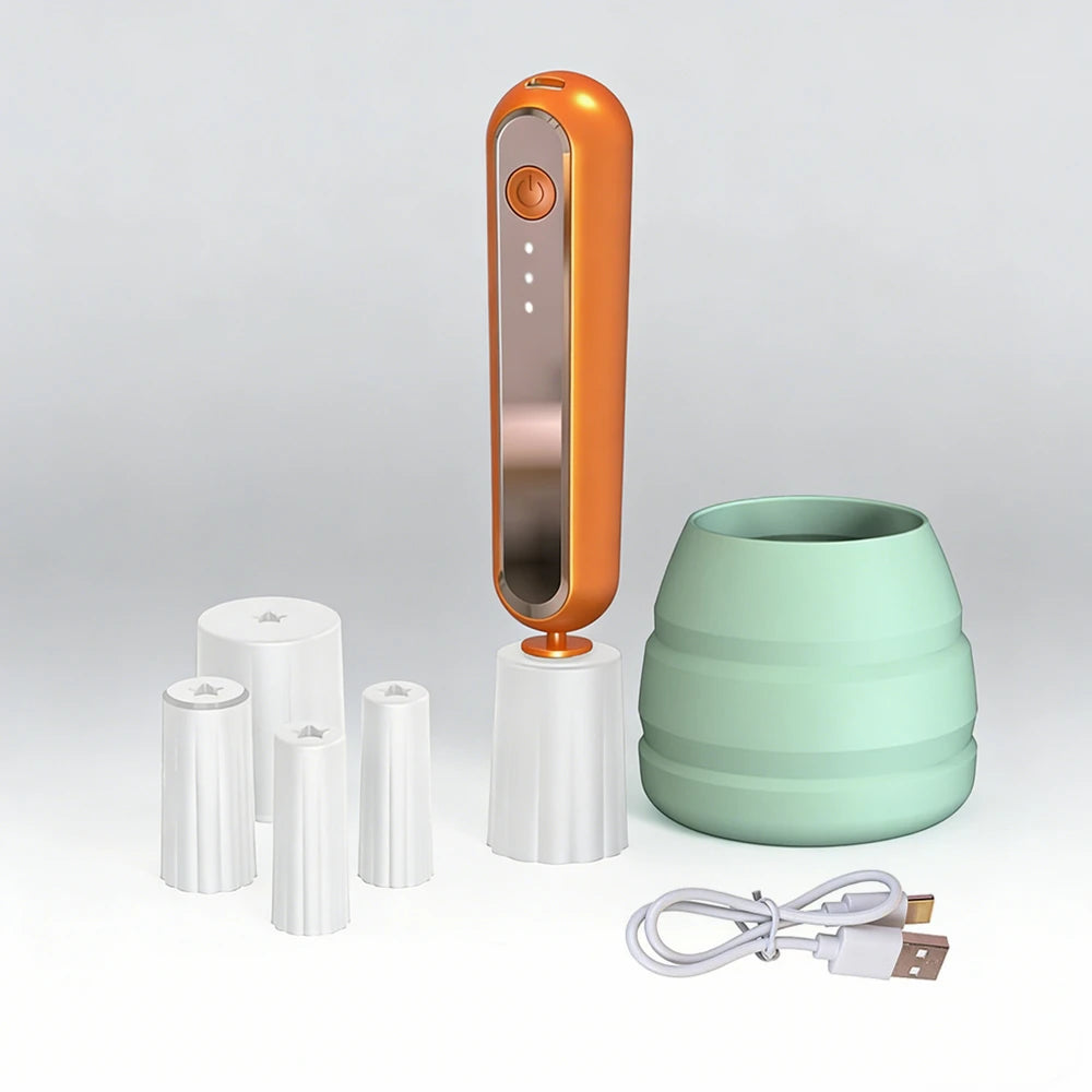 Lashrujade 2 In 1 USB Brush Cleaner And Glue Shaker