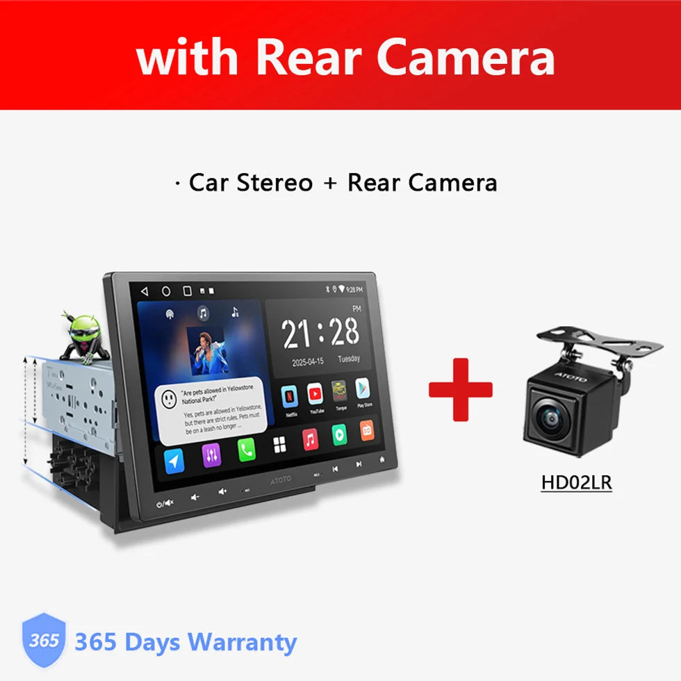 ATOTO Android Car Stereo Head Unit 1Din/2Din With Floating Screen