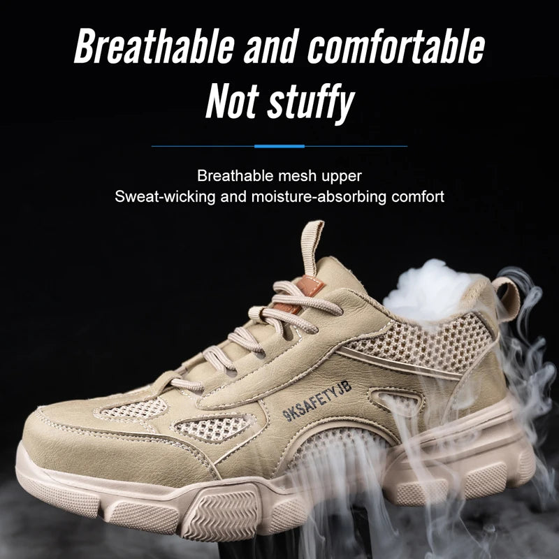 Kankeirr Indestructible Steel Toe Safety Shoes For Men And Women