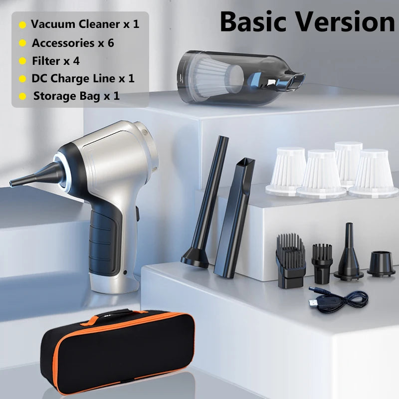 SUITU Wireless Auto Home Vacuum Cleaner Strong Suction Handheld Rechargeable
