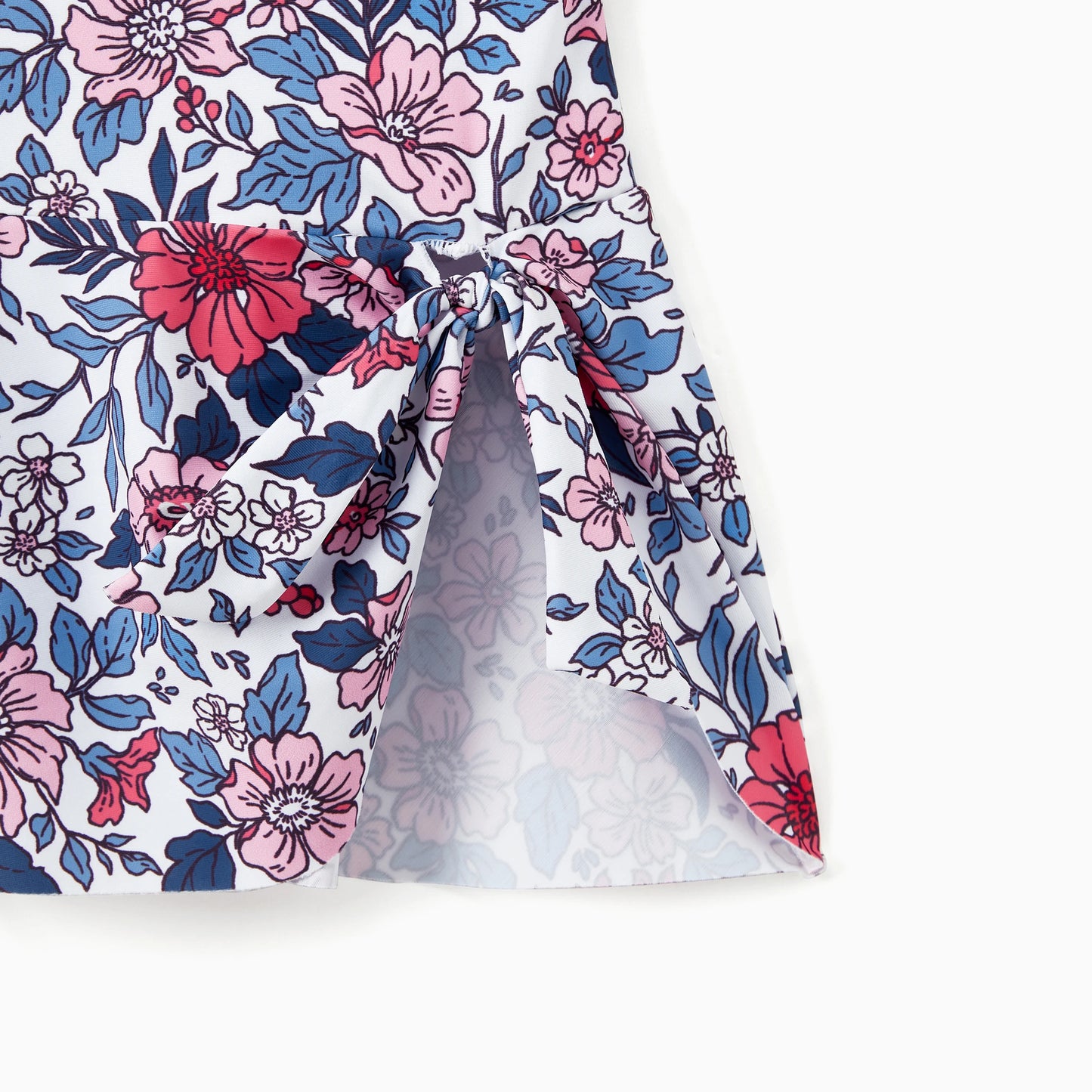PATPAT Family Floral Bow Swimsuit for Girls and Moms
