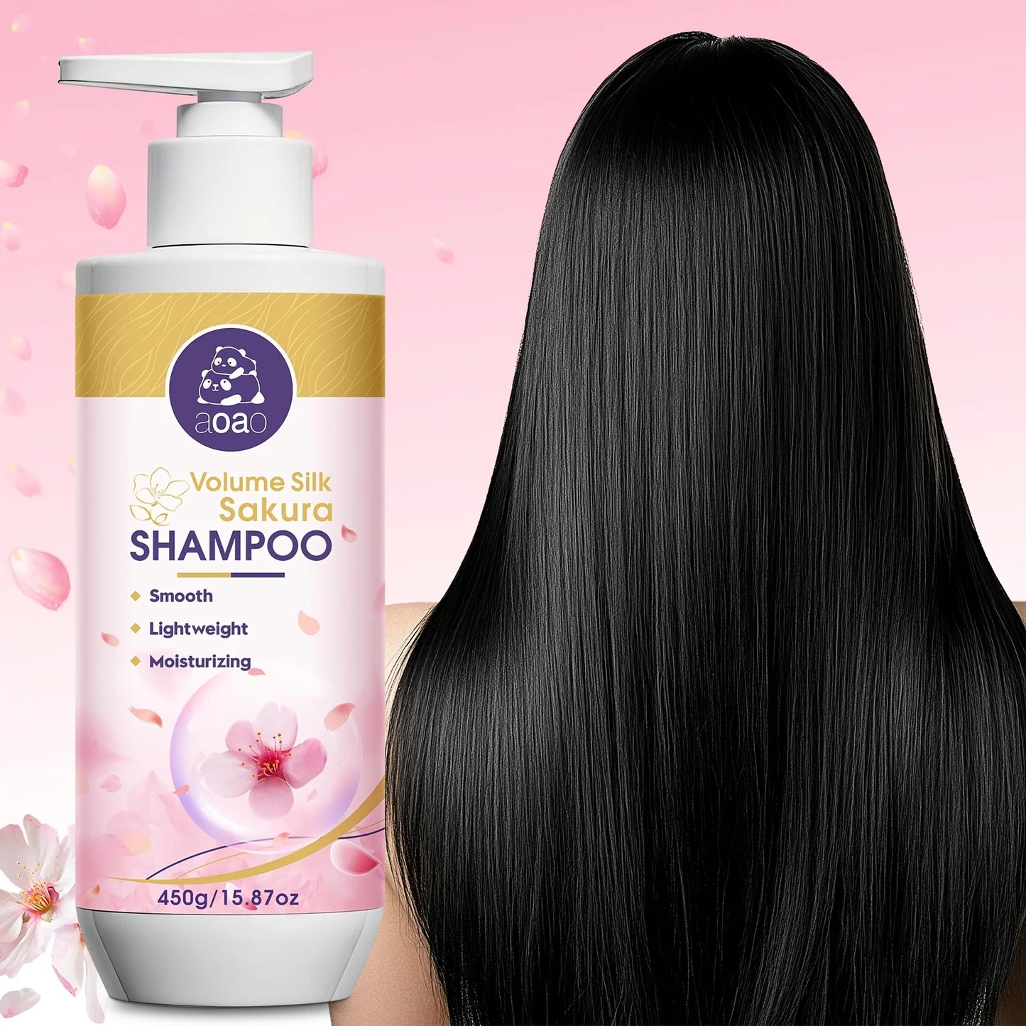 Aoao Sakura Blossom Amino Acid Shampoo For Volumizing Oil Control