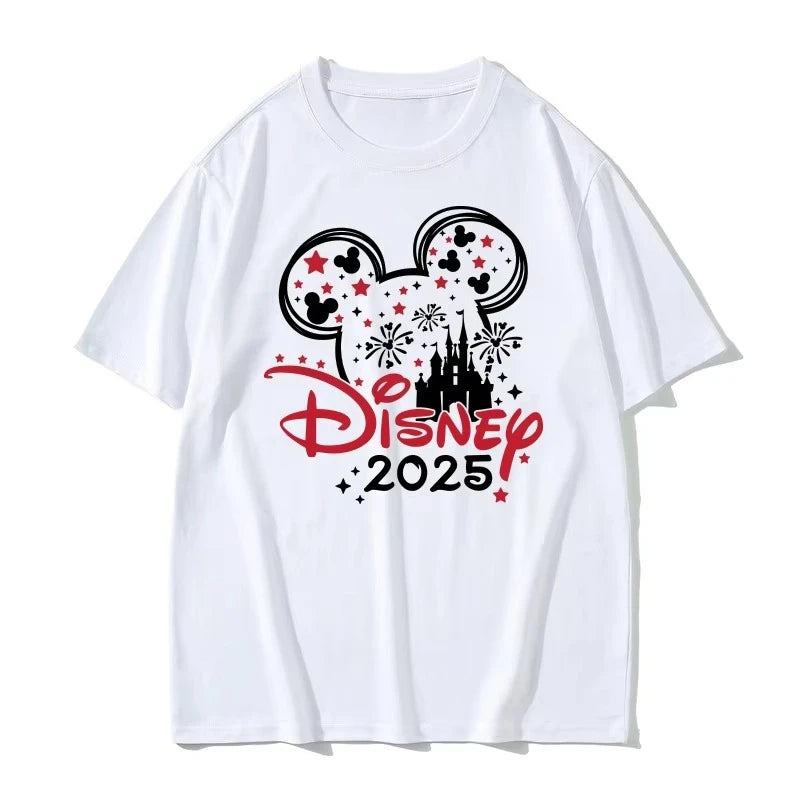 Disney Family Cotton T Shirt For Mother Father Son Daughter